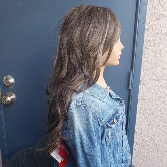 NEW Lyndon wig by Rene of Paris, Truffle Brown, lace fnt, mono part, romantic - Picture 12 of 13